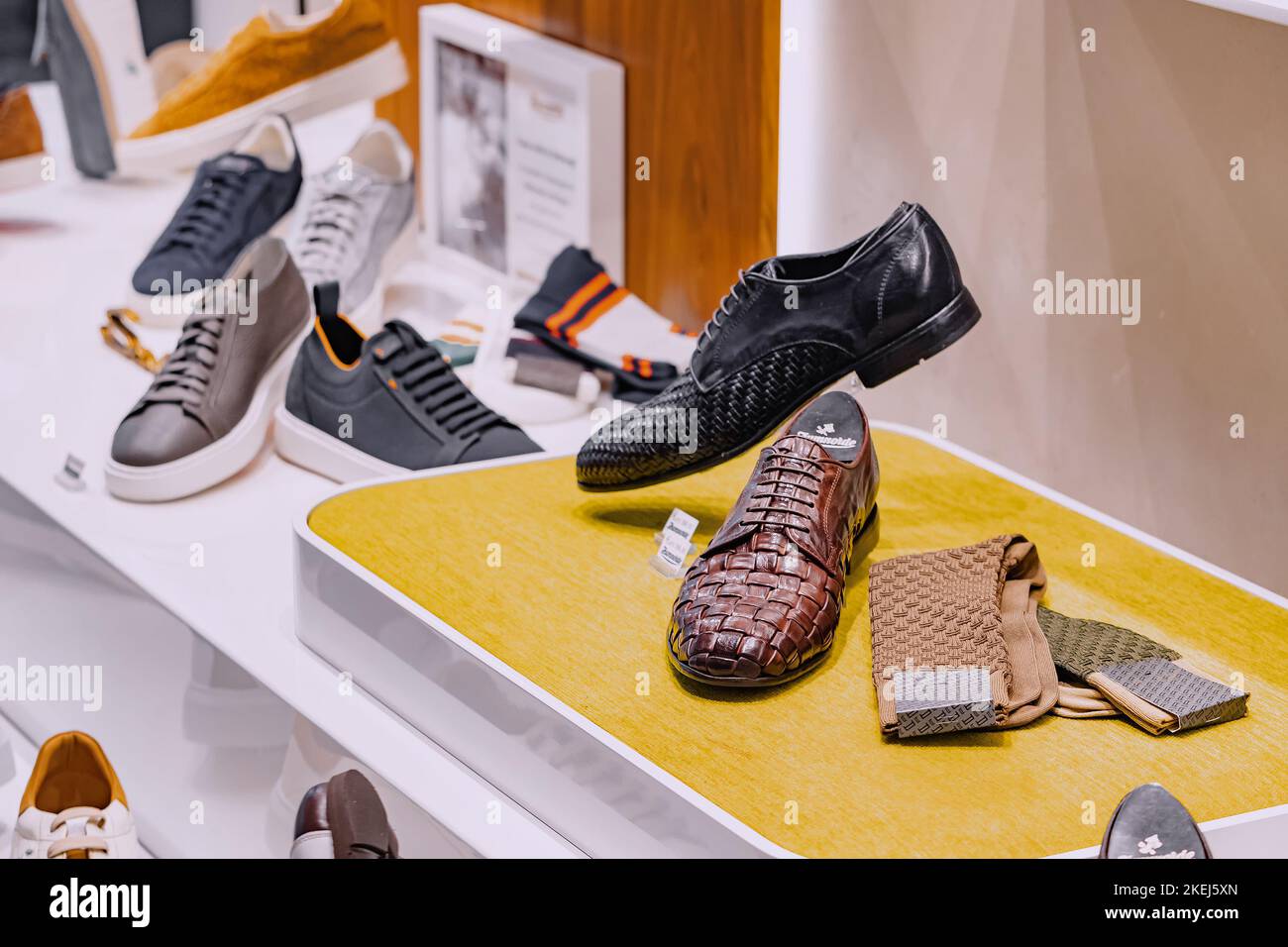 25 July 2022, Munster, Germany Fashionable and vintage classic male