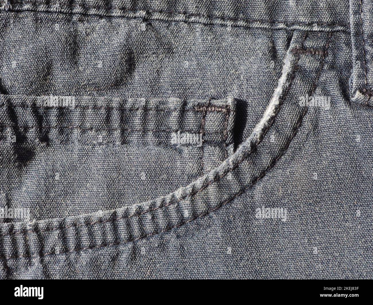 blue jeans denim fabric texture useful as a background Stock Photo - Alamy