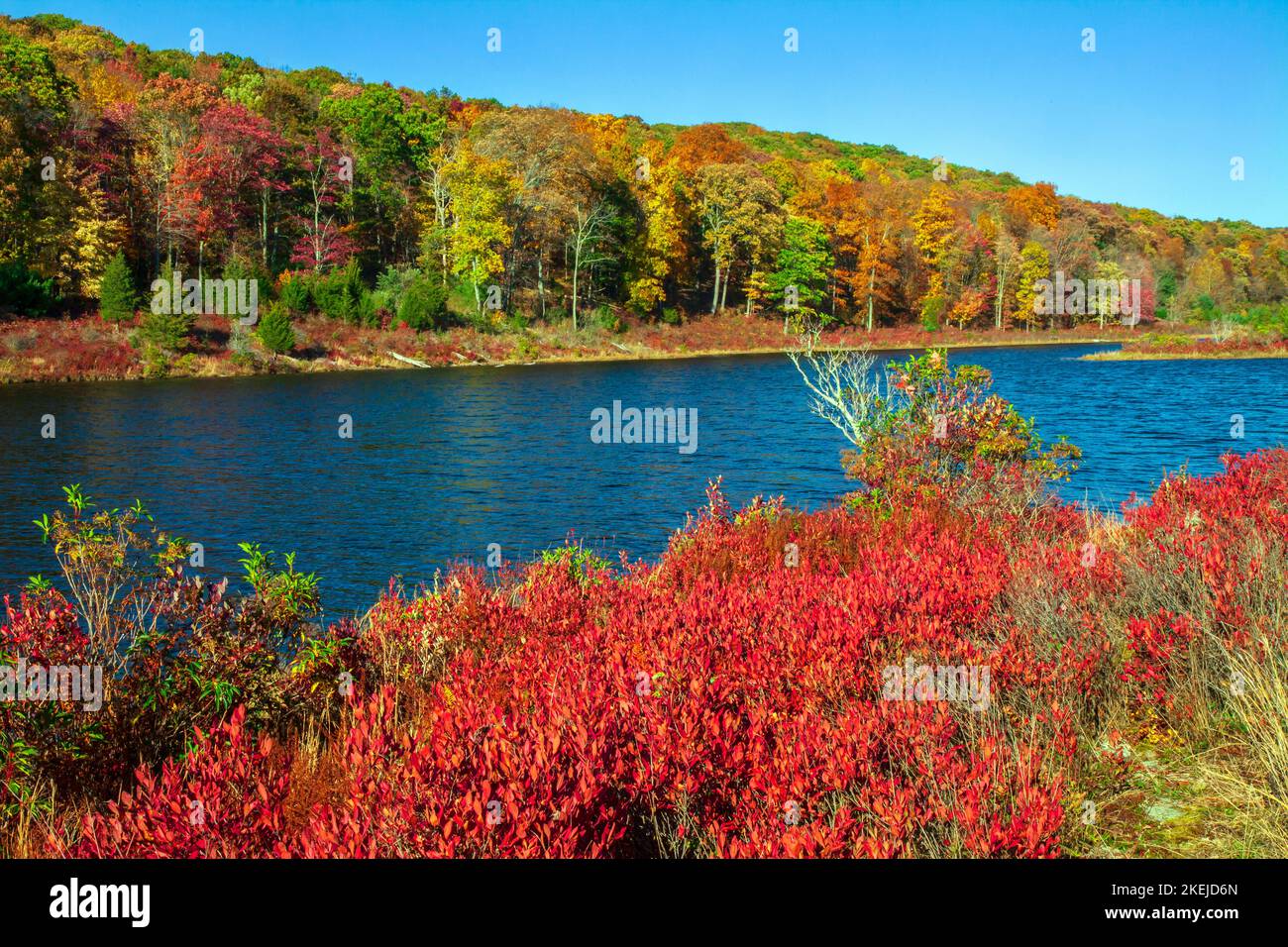 Blue Mountain Lake, New Jersey, just off the Appalachian Trail, was