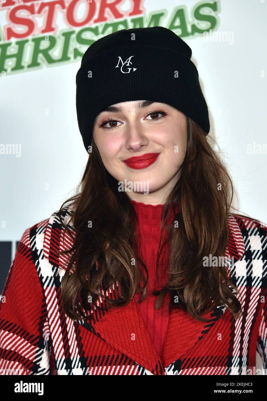 Los Angeles, USA. 12th Nov, 2022. Julia Butters walking the red carpet