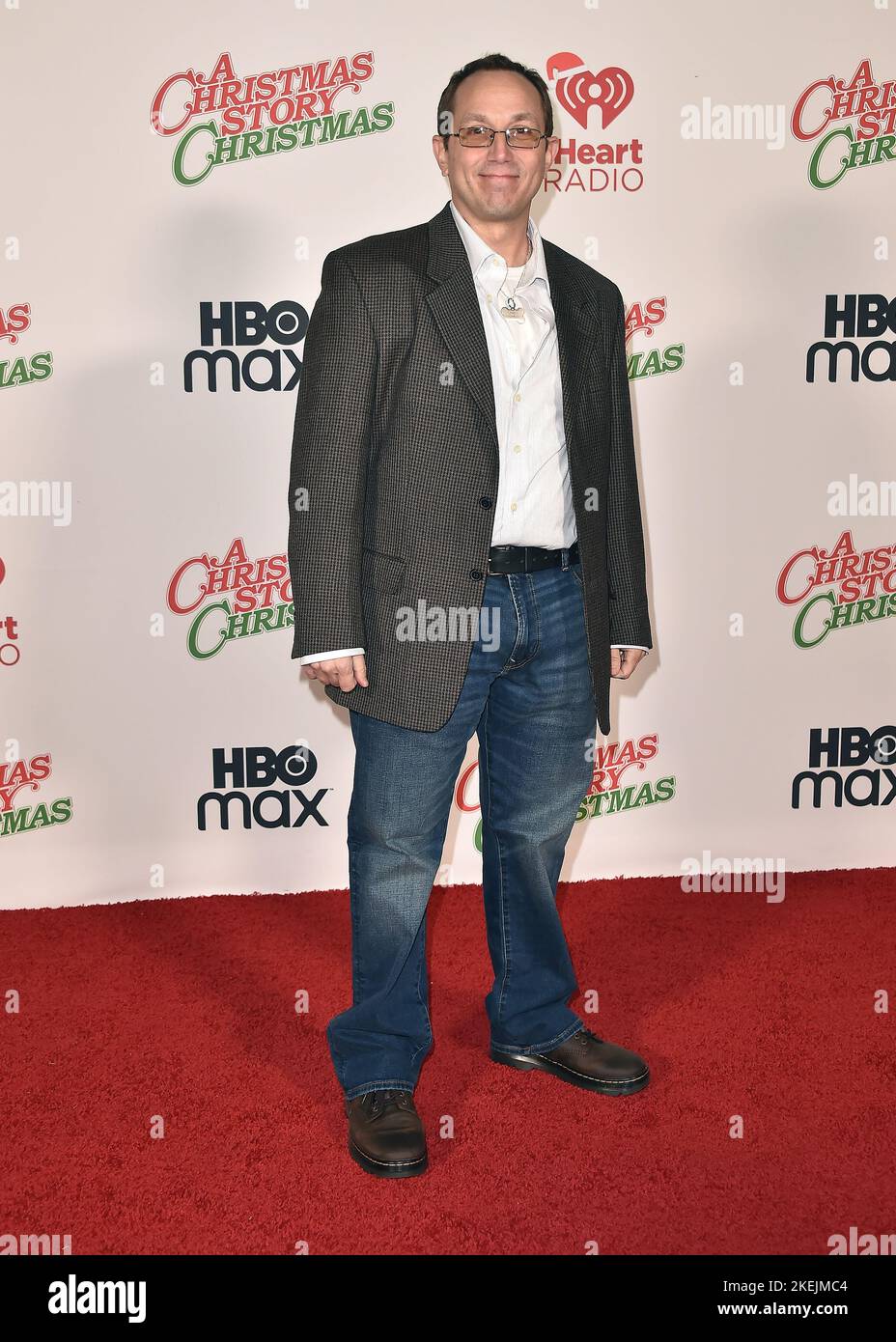 Ian Petrella walking the red carpet at the Warner Brothers and HBO Max