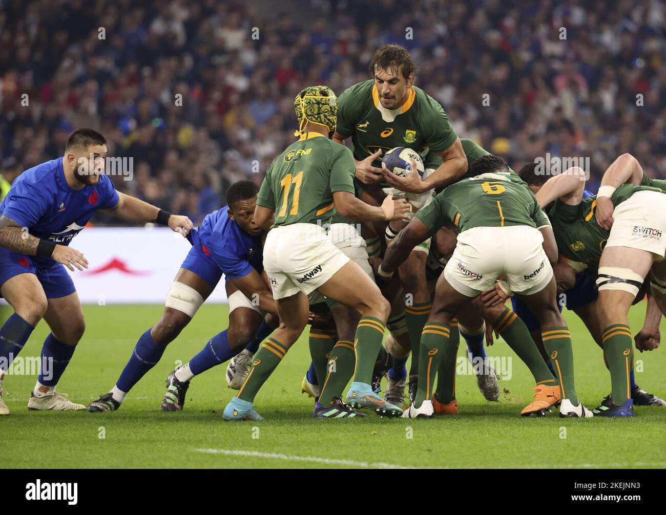 Eben Etzebeth of South Africa during the 2022 Autumn Nations Series