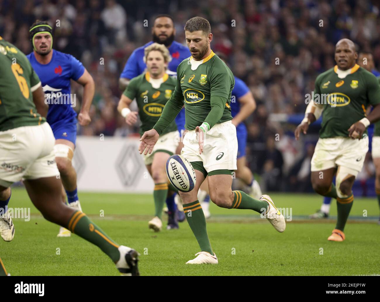 Tuff Rugby Willie Le Roux of South Africa during the 2022 Autumn Nations Series ...