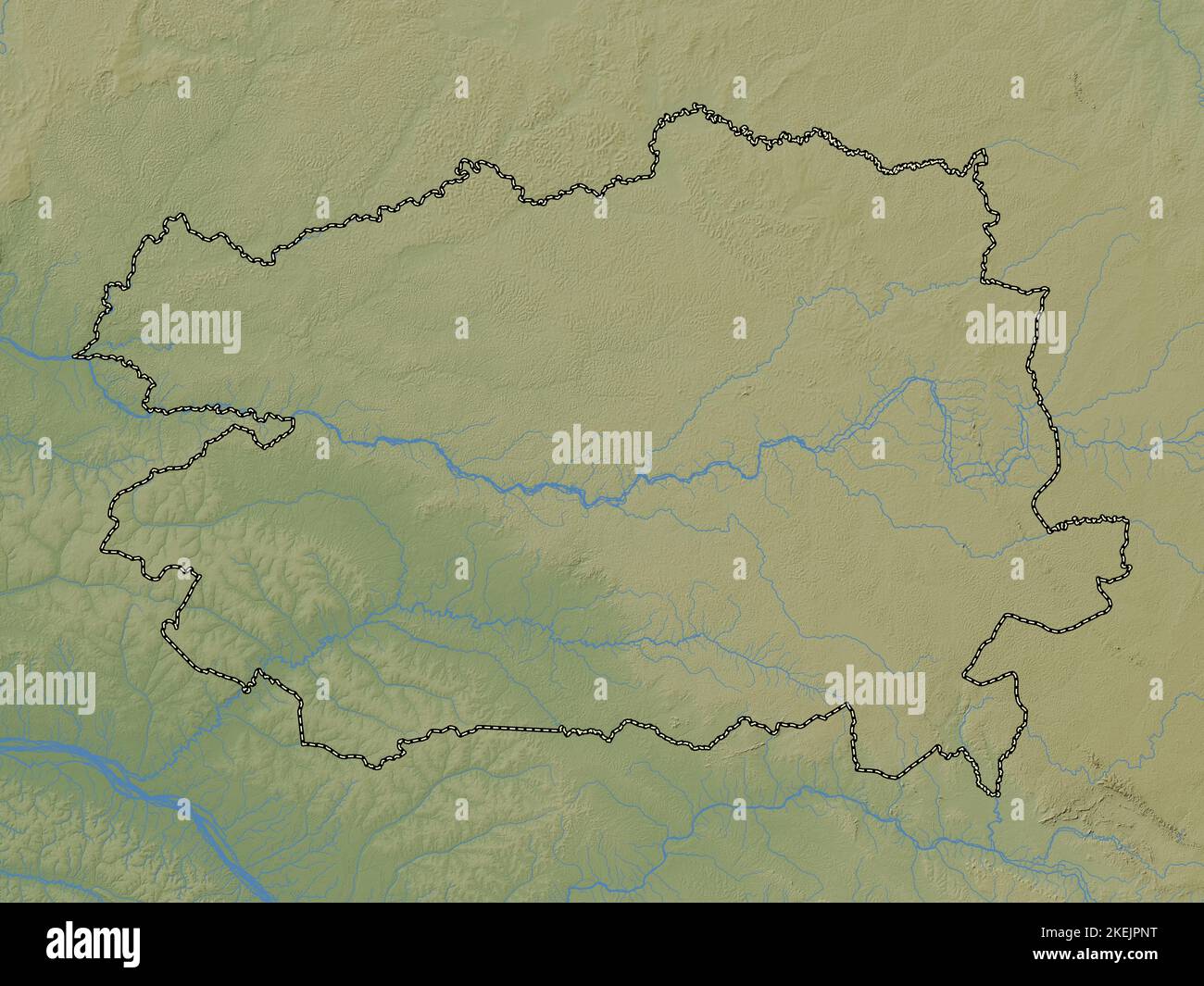 BasUele, province of Democratic Republic of the Congo. Colored