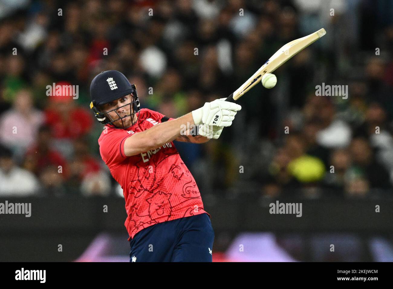 England's Phil Salt during the T20 World Cup Final match at the Melbourne Cricket Ground, Melbourne. Picture date: Sunday November 13, 2022. Stock Photo