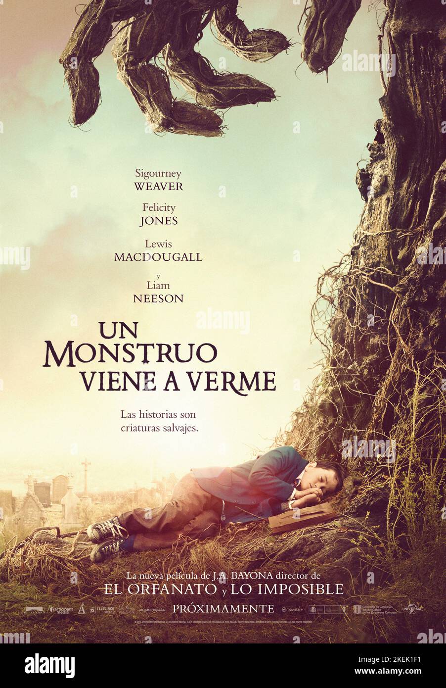 A MONSTER CALLS (2016), directed by JUAN ANTONIO BAYONA. Credit ...