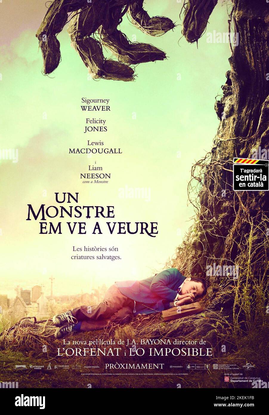 A MONSTER CALLS (2016), directed by JUAN ANTONIO BAYONA. Credit ...