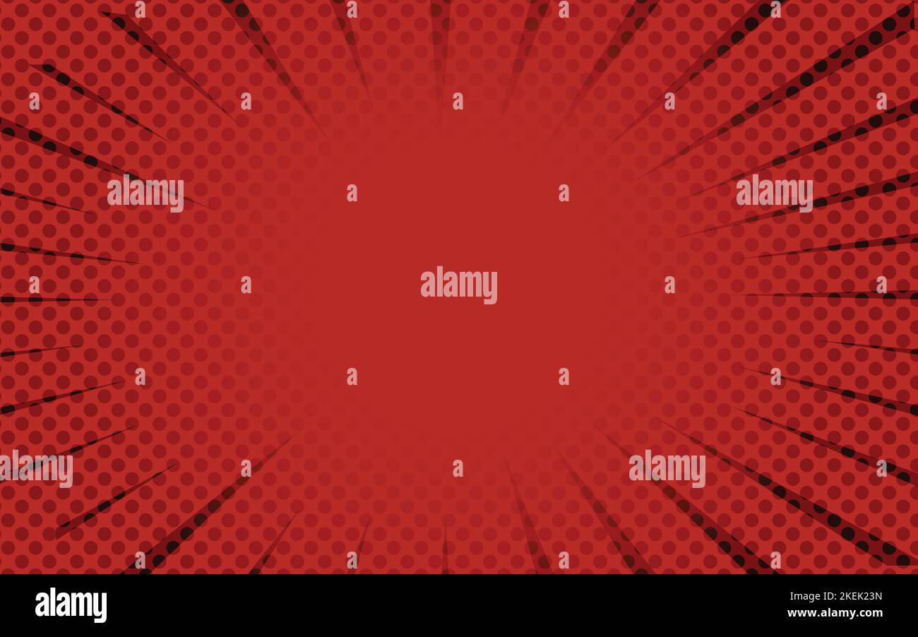 Red comic background Retro vector Stock Vector Image & Art Alamy