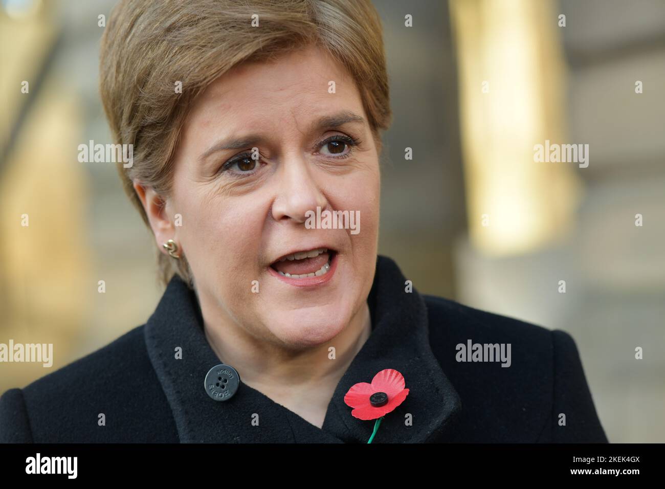 Edinburgh Scotland, UK 13 November 2022. The Royal British Legion