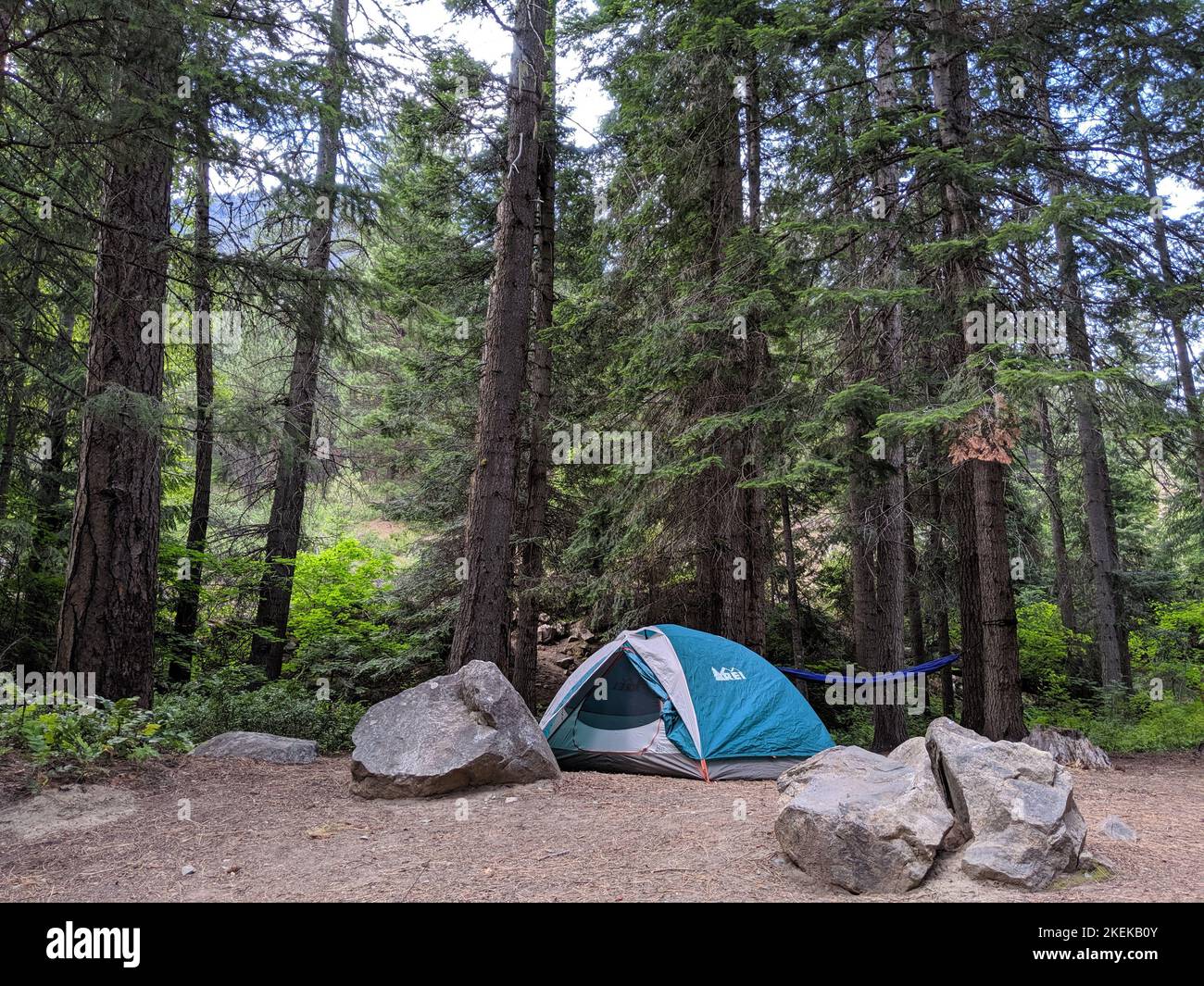 Campsite in North Cascades National Park Stock Photo Alamy