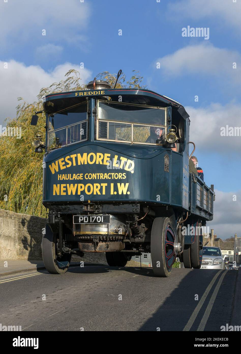 Steam Lorry Stock Photo