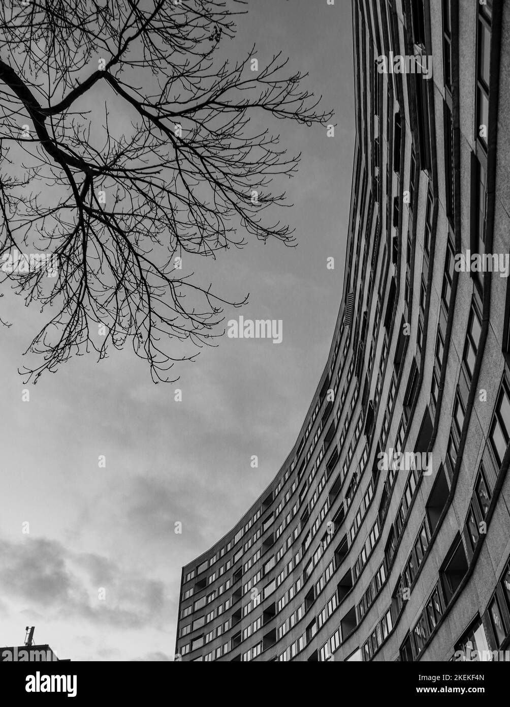 Low rise apartment building Black and White Stock Photos & Images - Alamy