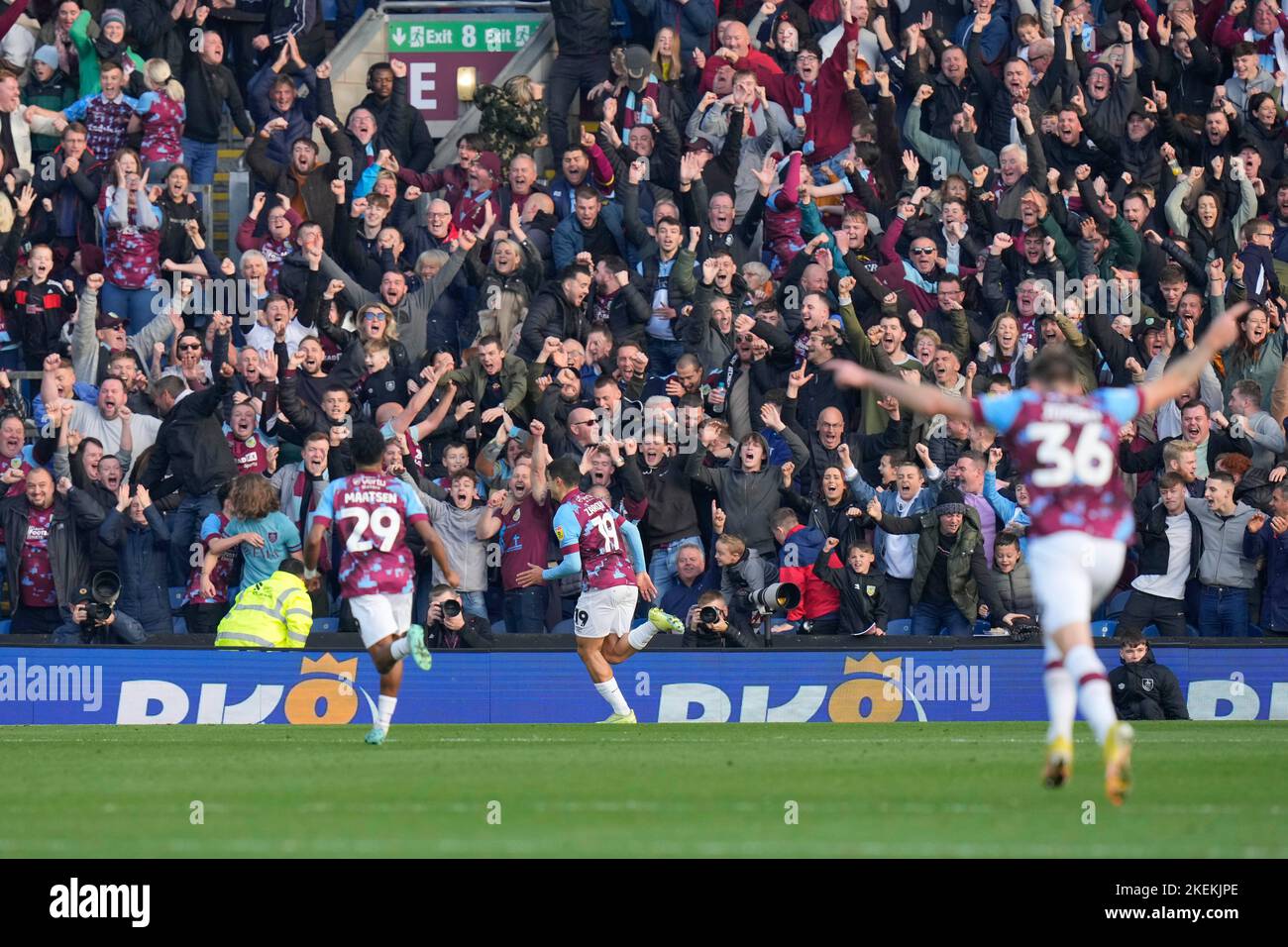 Burnley's Anass Zaroury during the Premier League match at Turf Moor,  Burnley. Picture date: Friday August 11, 2023 Stock Photo - Alamy