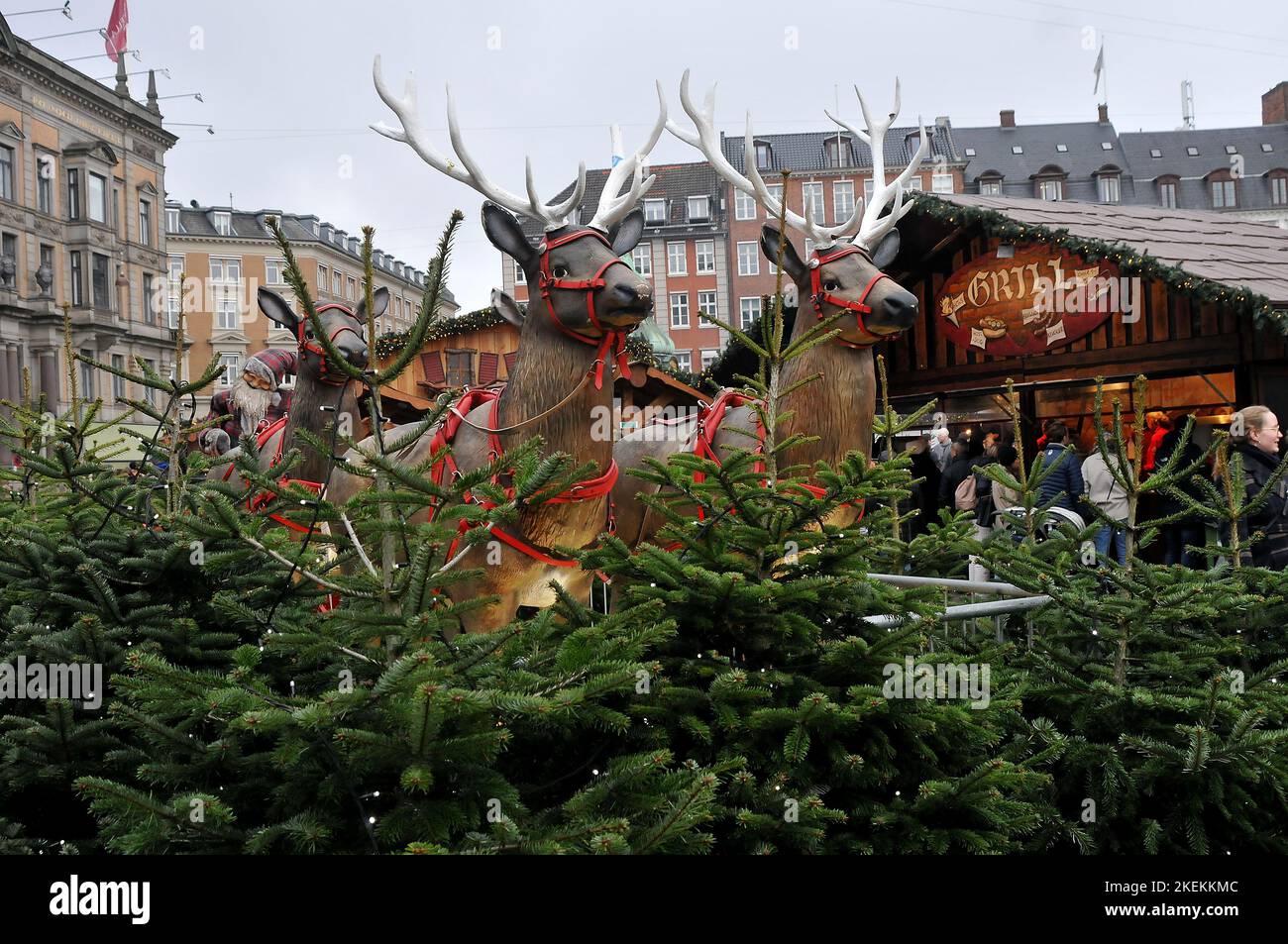 Denmark In November Copenhagen/Denmark/13 November 2022/ Copenhagen christmas market at ...