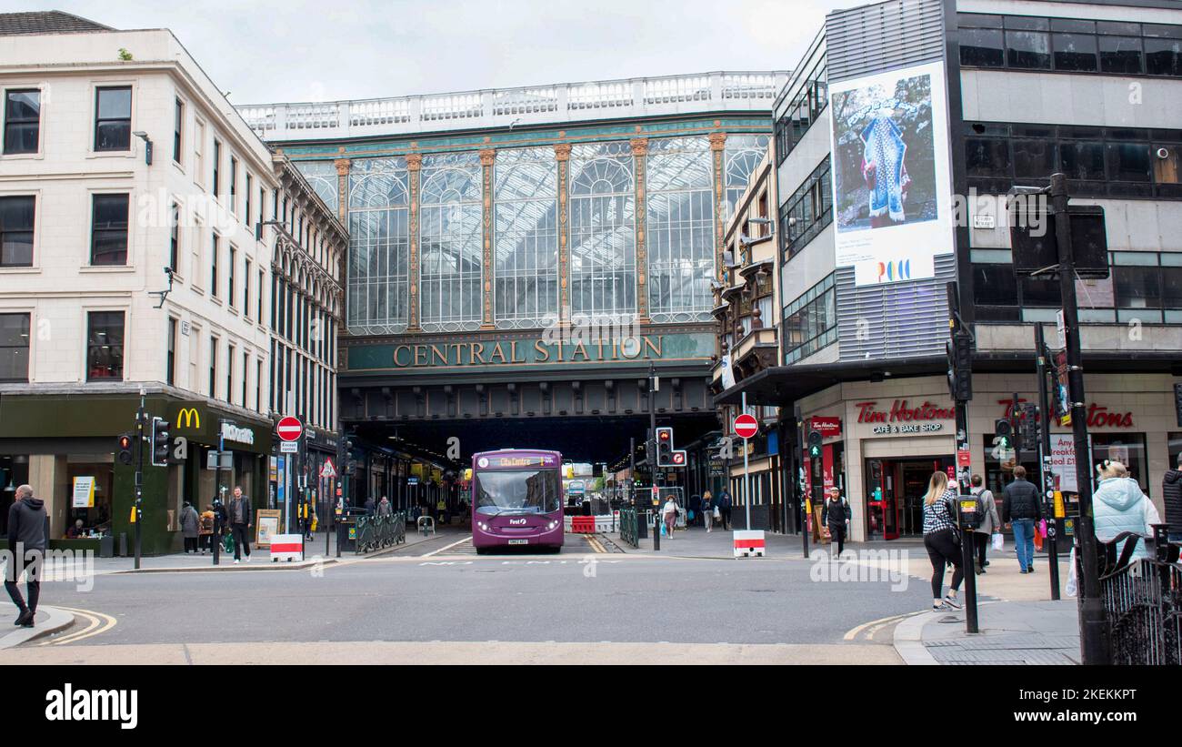 The Glasgow Central Station Stock Photo Alamy