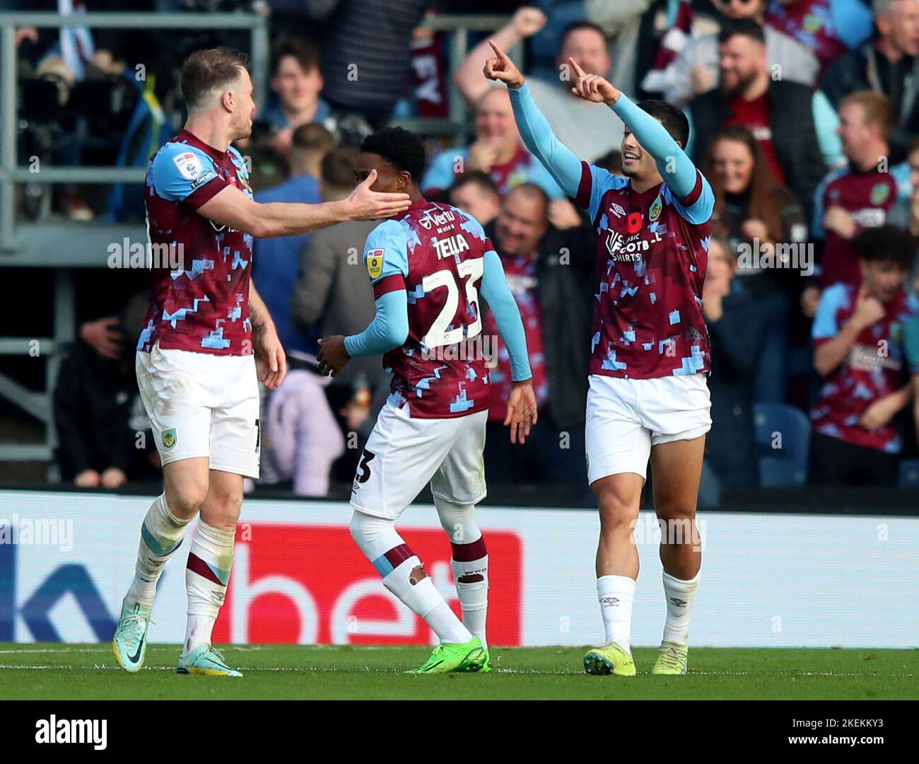 Burnley's Anass Zaroury during the Premier League match at Turf Moor,  Burnley. Picture date: Friday August 11, 2023 Stock Photo - Alamy