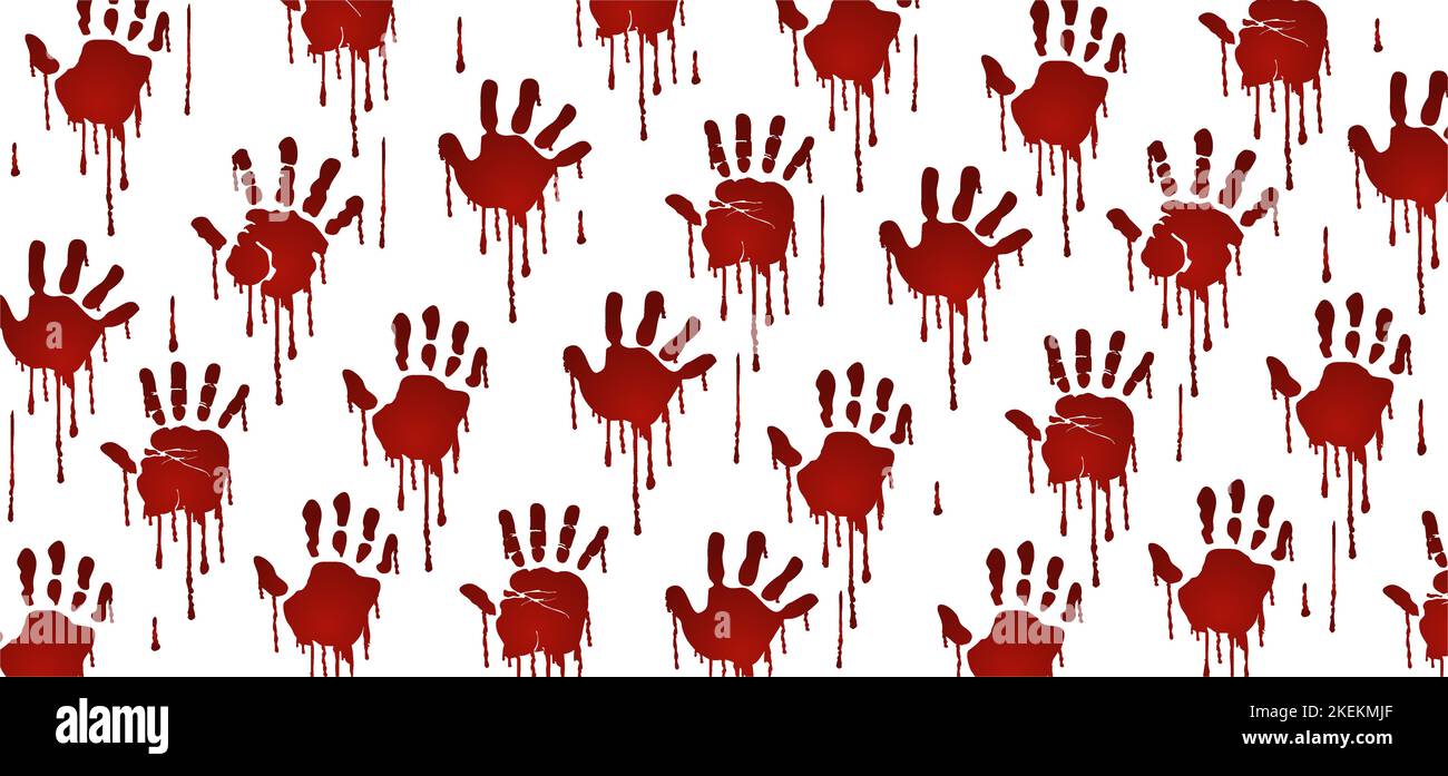 Bloody Handprint Wallpaper