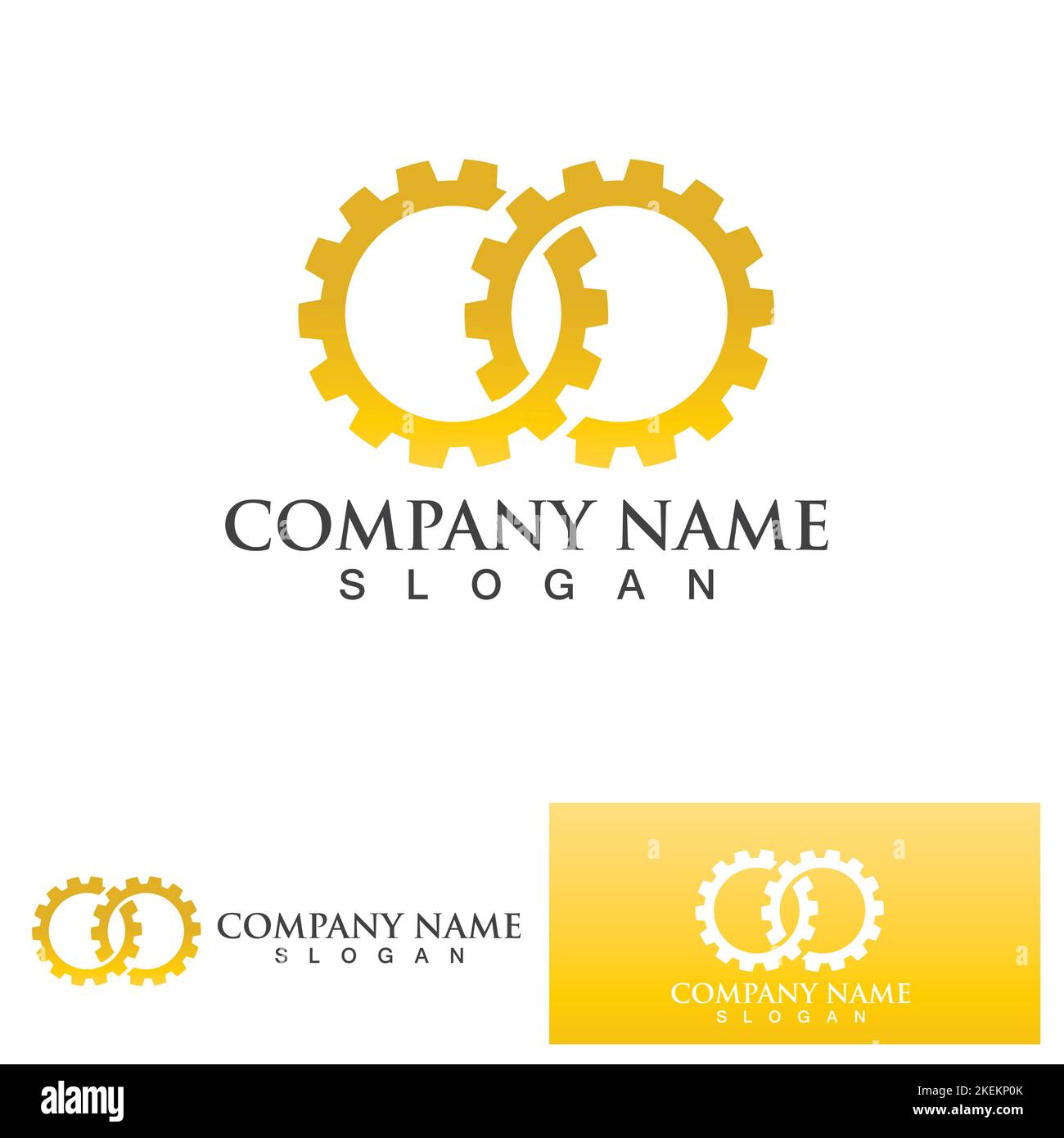 Gear Logo Template vector icon illustration design Stock Vector Image ...