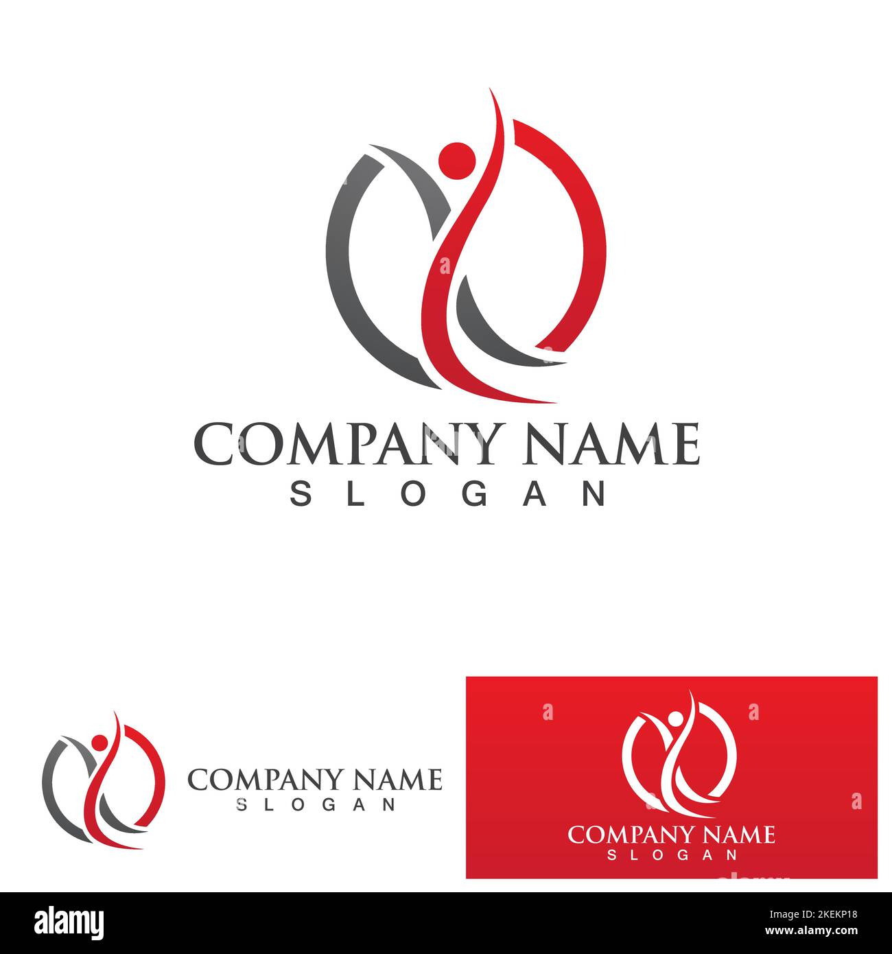 Healthy Life People Logo Stock Vector Image & Art - Alamy