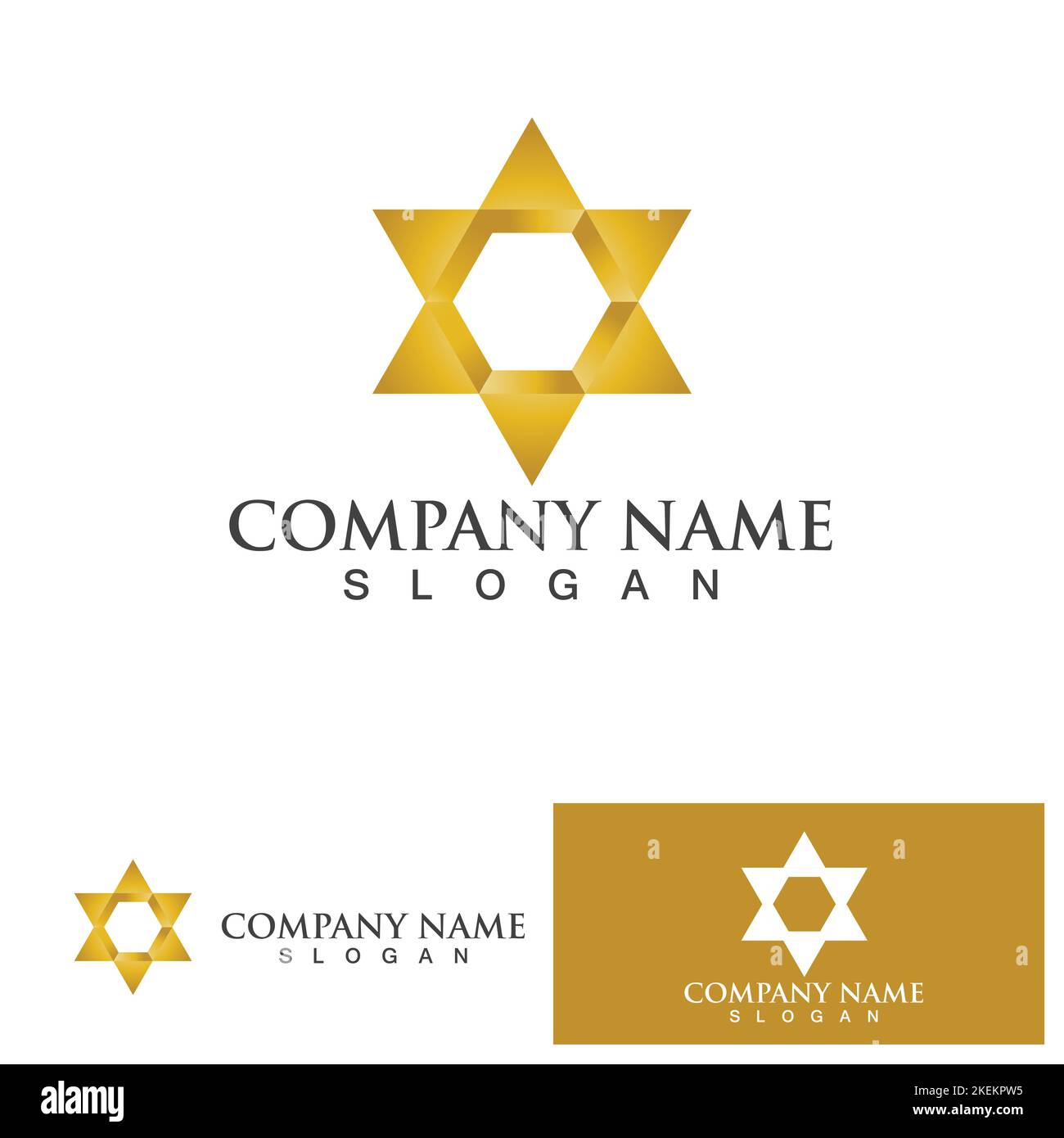 Gold Star Logo Vector with Black Background Stock Vector Image & Art ...