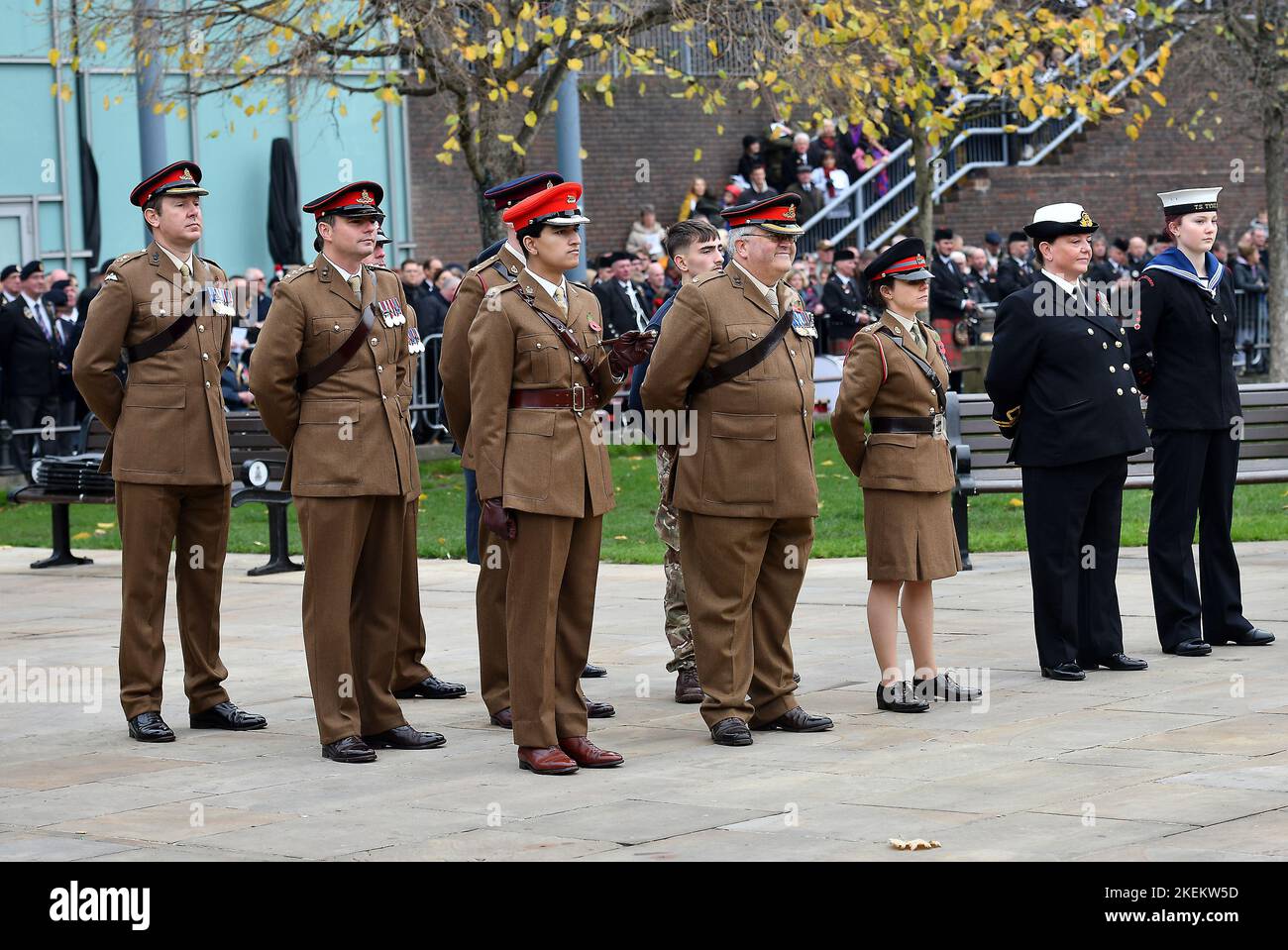Newcastle, UK. 13th Nov 2022. 13/11/2022 Remembrance Sunday Parade
