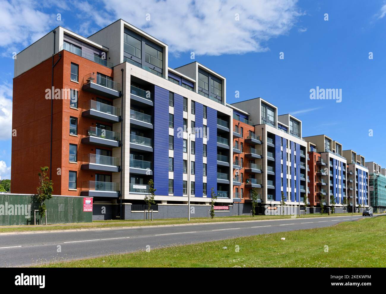 The Waterfront Apartments, Riverside Drive, Dundee, Scotland, UK Stock Photo