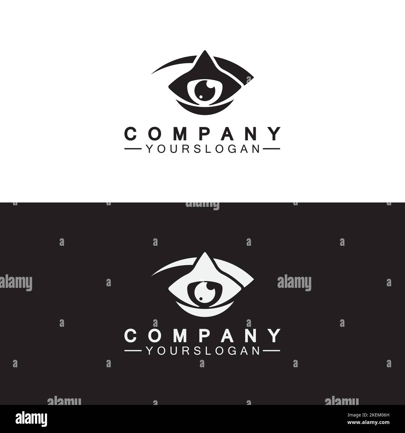 Eye drop logo icon design template Stock Vector