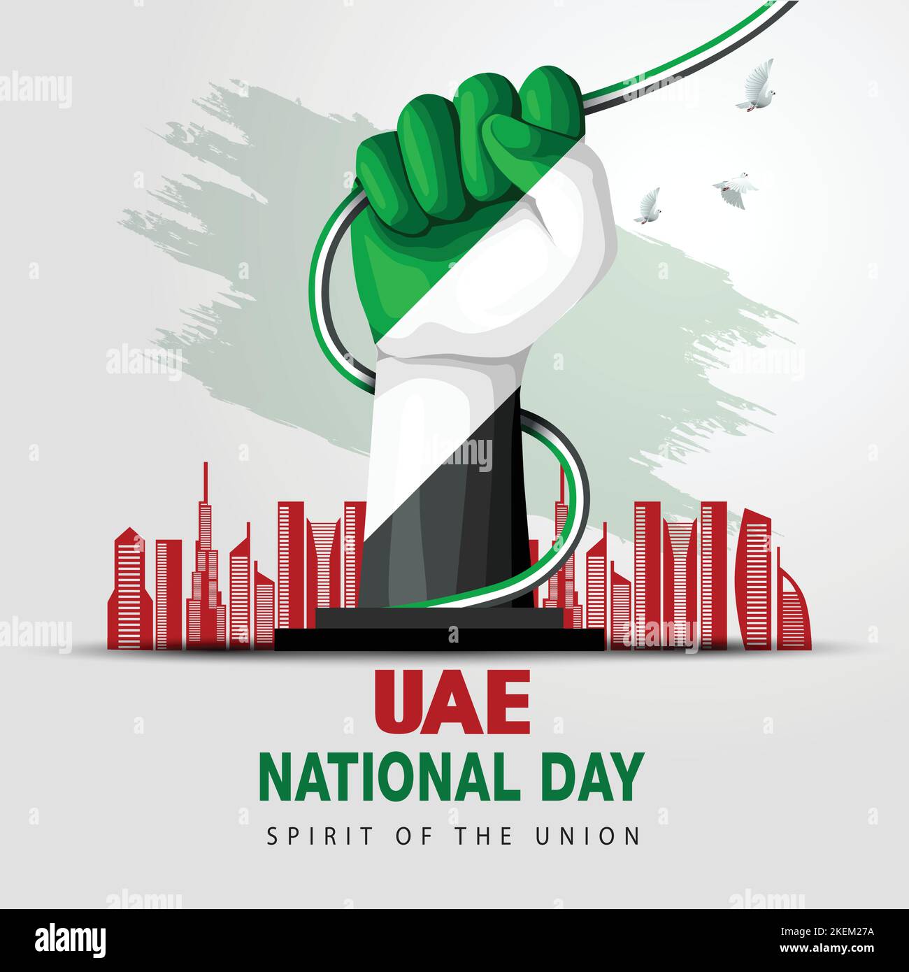 happy national day UAE.2nd November background. abstract vector