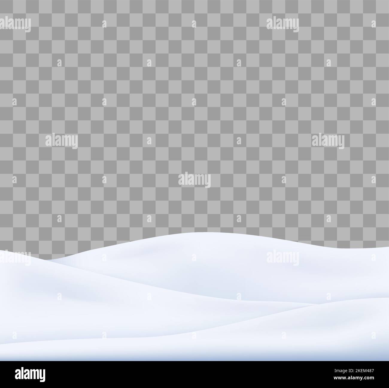Snow background with many snowflakes. Winter backdrop. Vector illustration Stock Vector