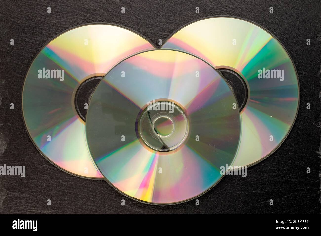Three Cd Three compact discs hi-res stock photography and images - Alamy