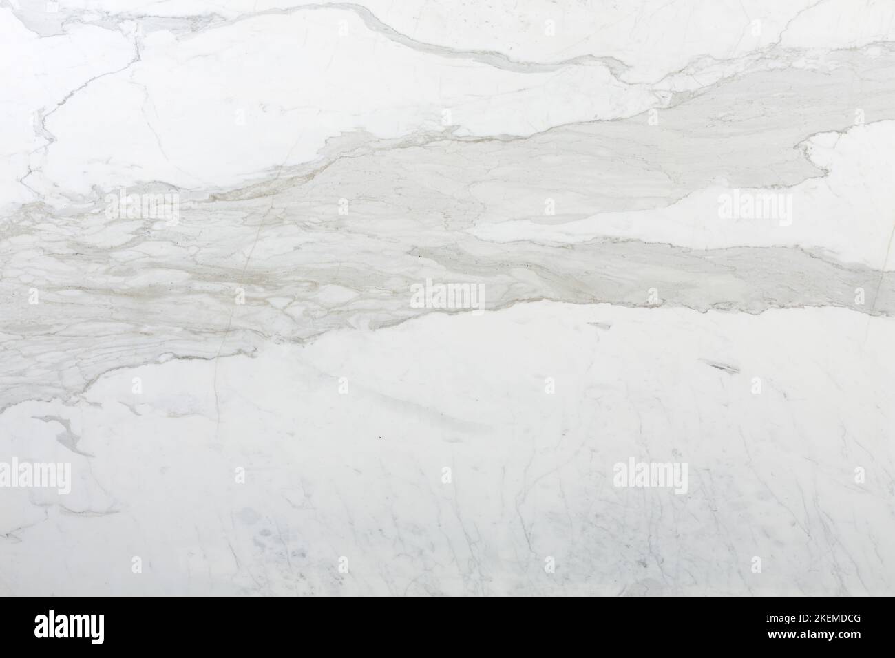 Statuario - natural marble stone, photo of slab. Texture in light white classic color for stylish officee. Matt grunge pattern, floor, 3d ceramic wall Stock Photo
