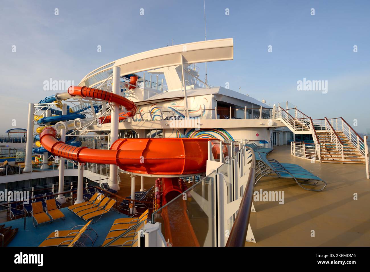 The Wonder of the Seas, the largest cruise ship in the world in 2022. Stock Photo