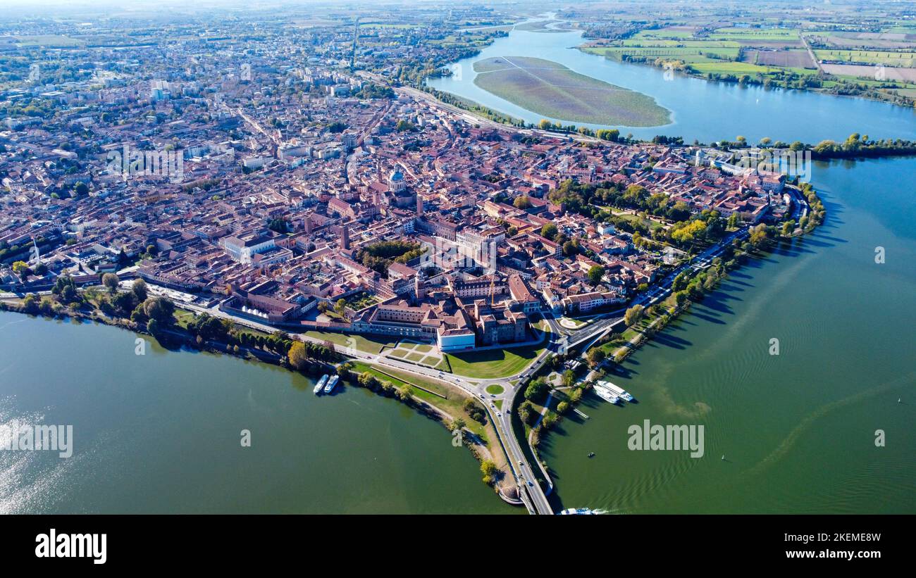 Mantova aerial hires stock photography and images Alamy