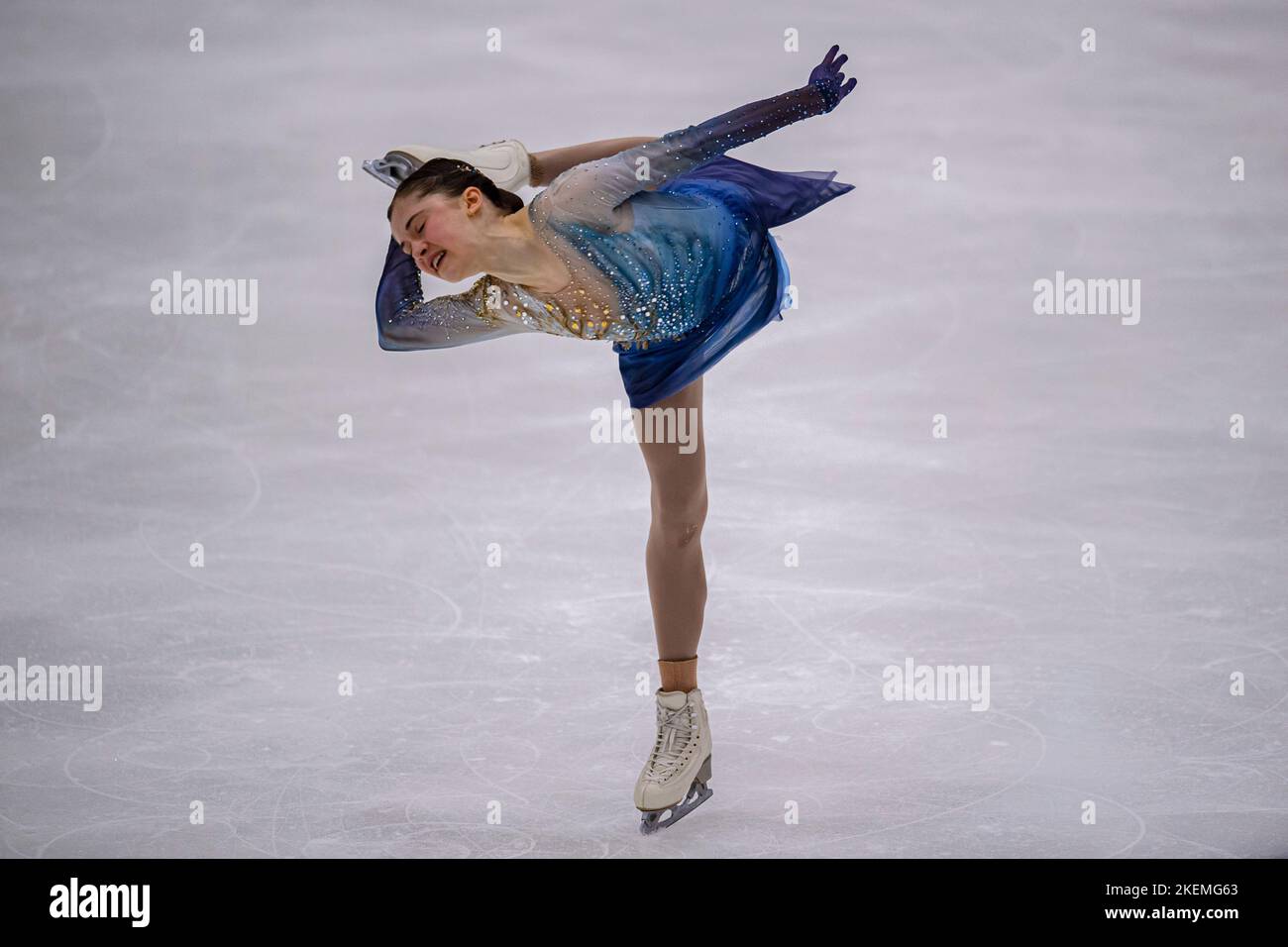 SHEFFIELD, Sheffield. 13th, Nov 2022. Isabeau Levito of USA competes in