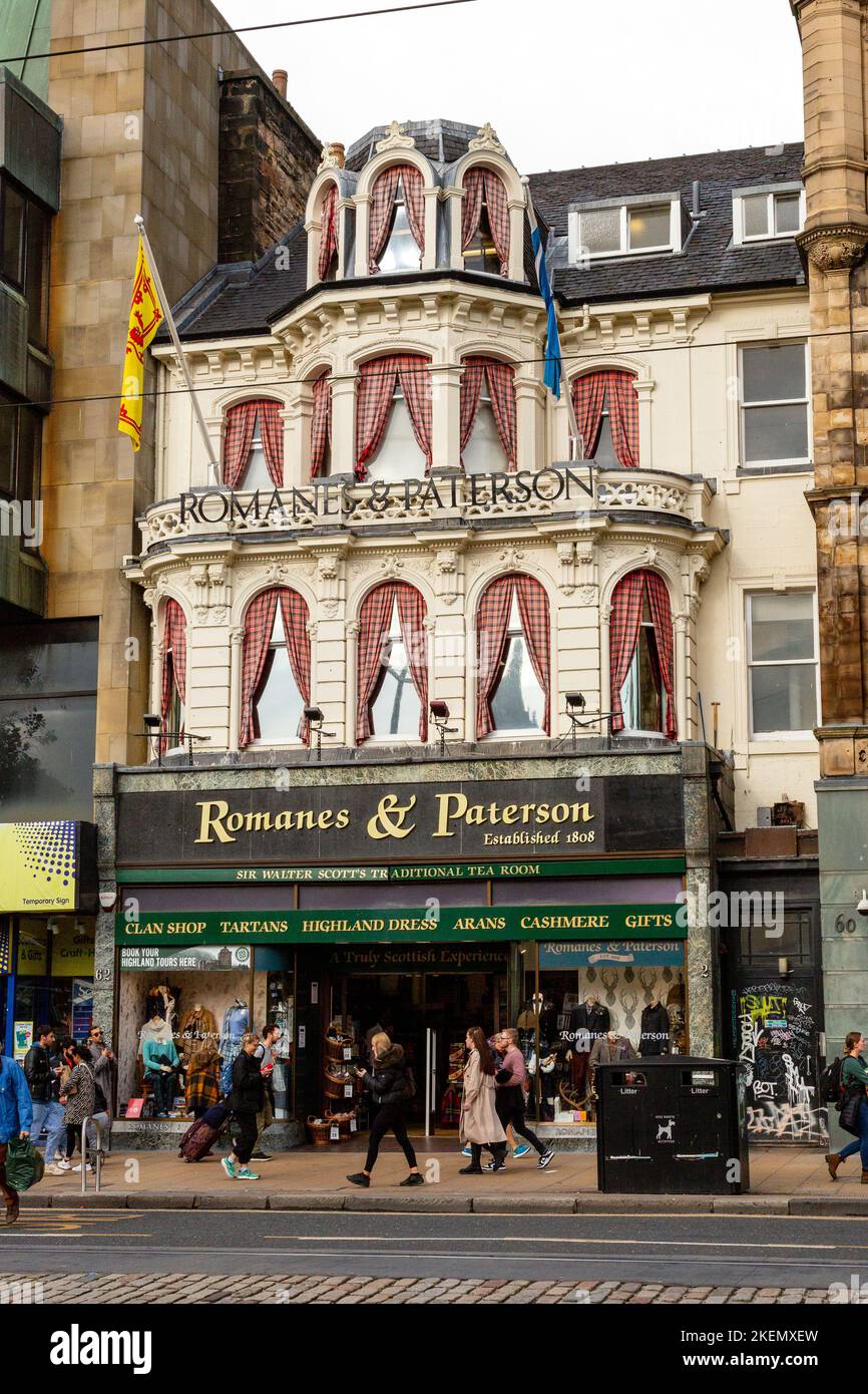 Romanes & Paterson store Edinburgh, Scotland, United Kingdom Stock Photo Alamy