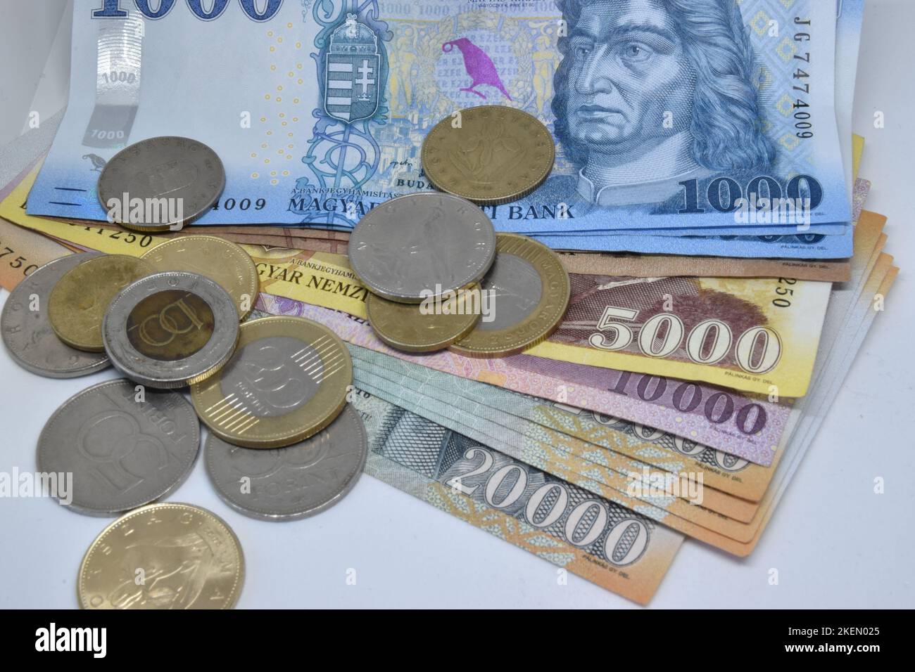 Hungarian forint Stock Photo