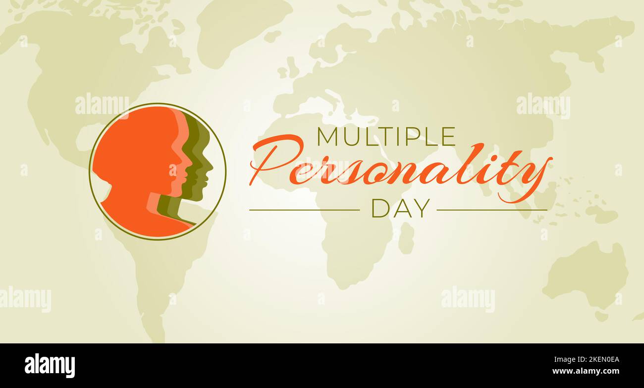 Colorful Multiple Personality Day Background Illustration Stock Vector Image & Art Alamy