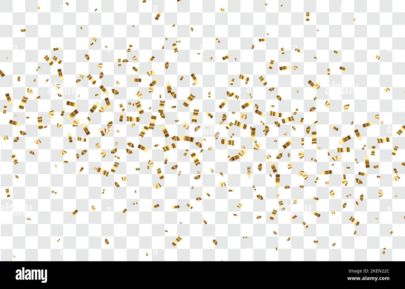 Falling shiny golden confetti Stock Vector Image & Art - Alamy
