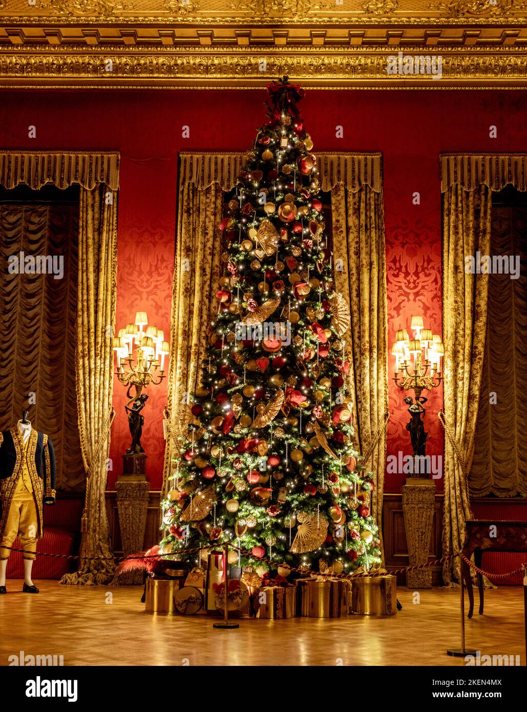Waddesdon Manor decorated for Christmas, 2022 Stock Photo Alamy