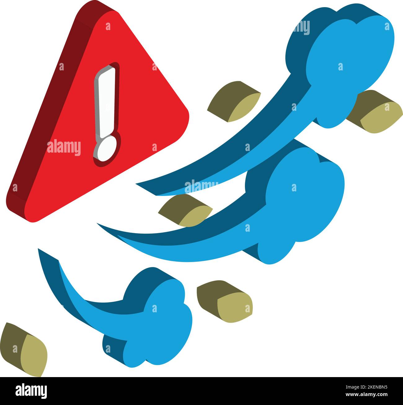 strong-wind-warning-sign-illustration-in-3d-isometric-style-isolated-on