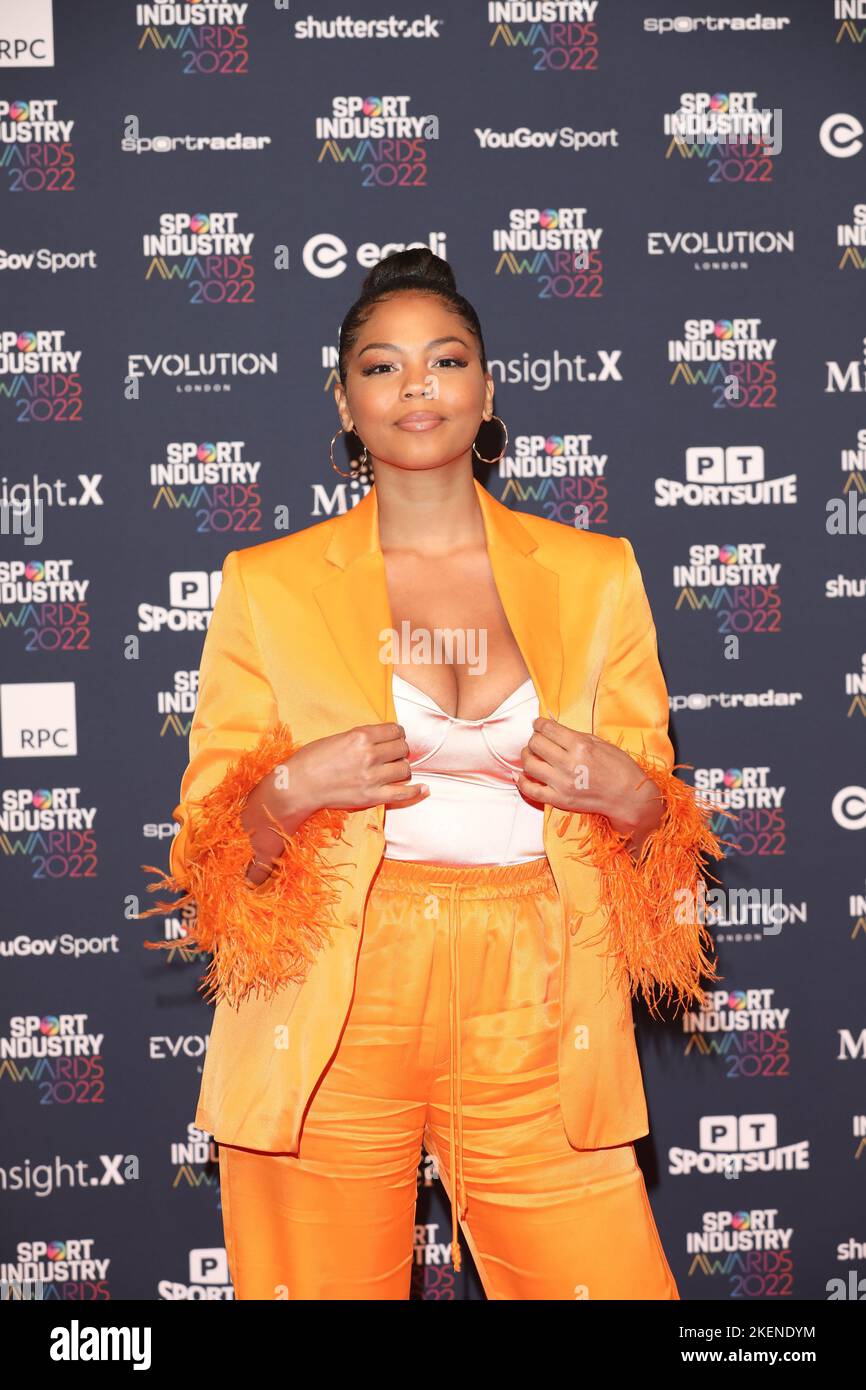 Joelah Noble attends Sport Industry Awards at Battersea Evolution in