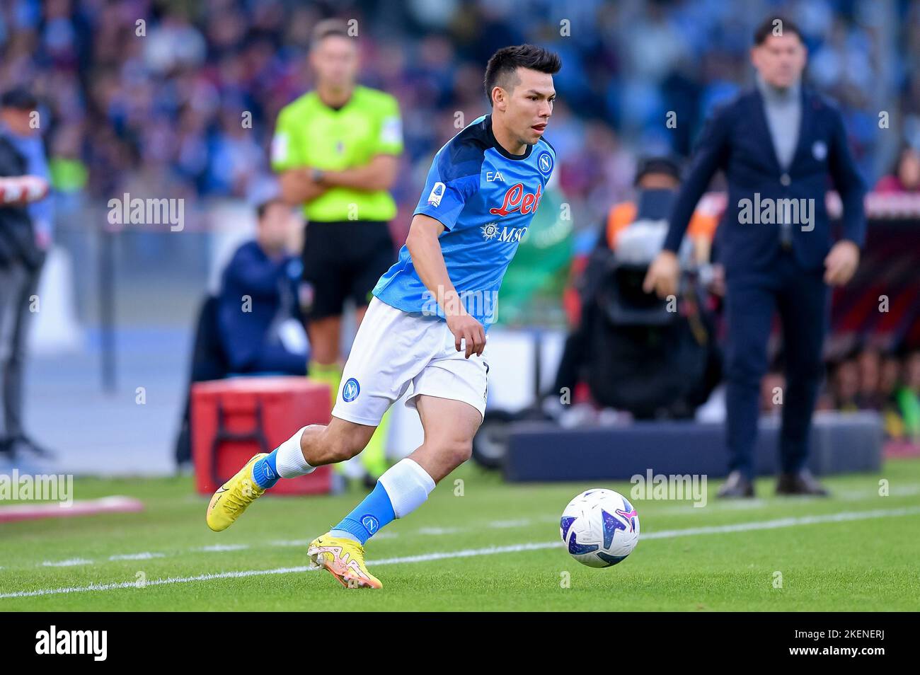 Hirving Lozano of SSC Napoli during the Serie A match between Napoli