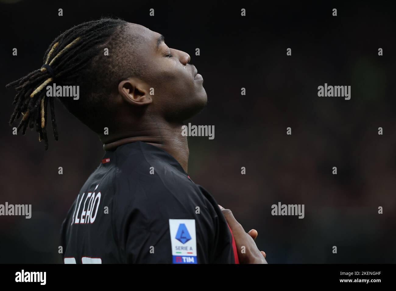 Rafael Leao of AC Milan celebrates after scoring a goal during Serie A ...