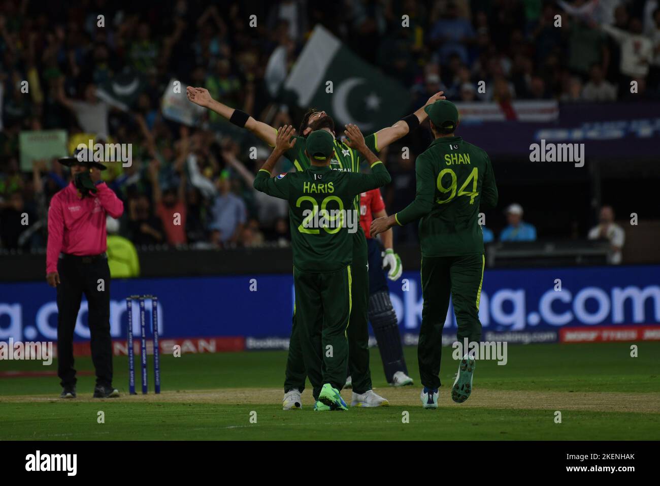 Melbourne, Australia. 13th Nov, 2022. A view of the final cricket match ...