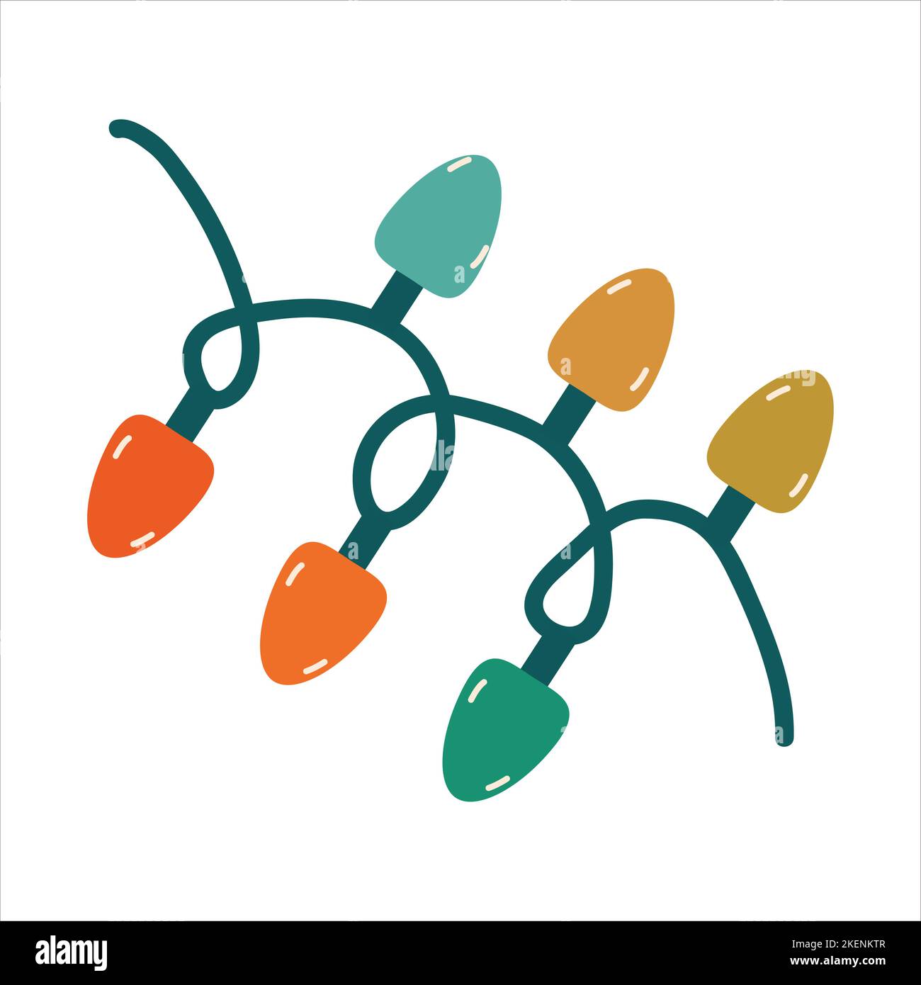 Christmas Lights Vector Stock Vector Image & Art Alamy