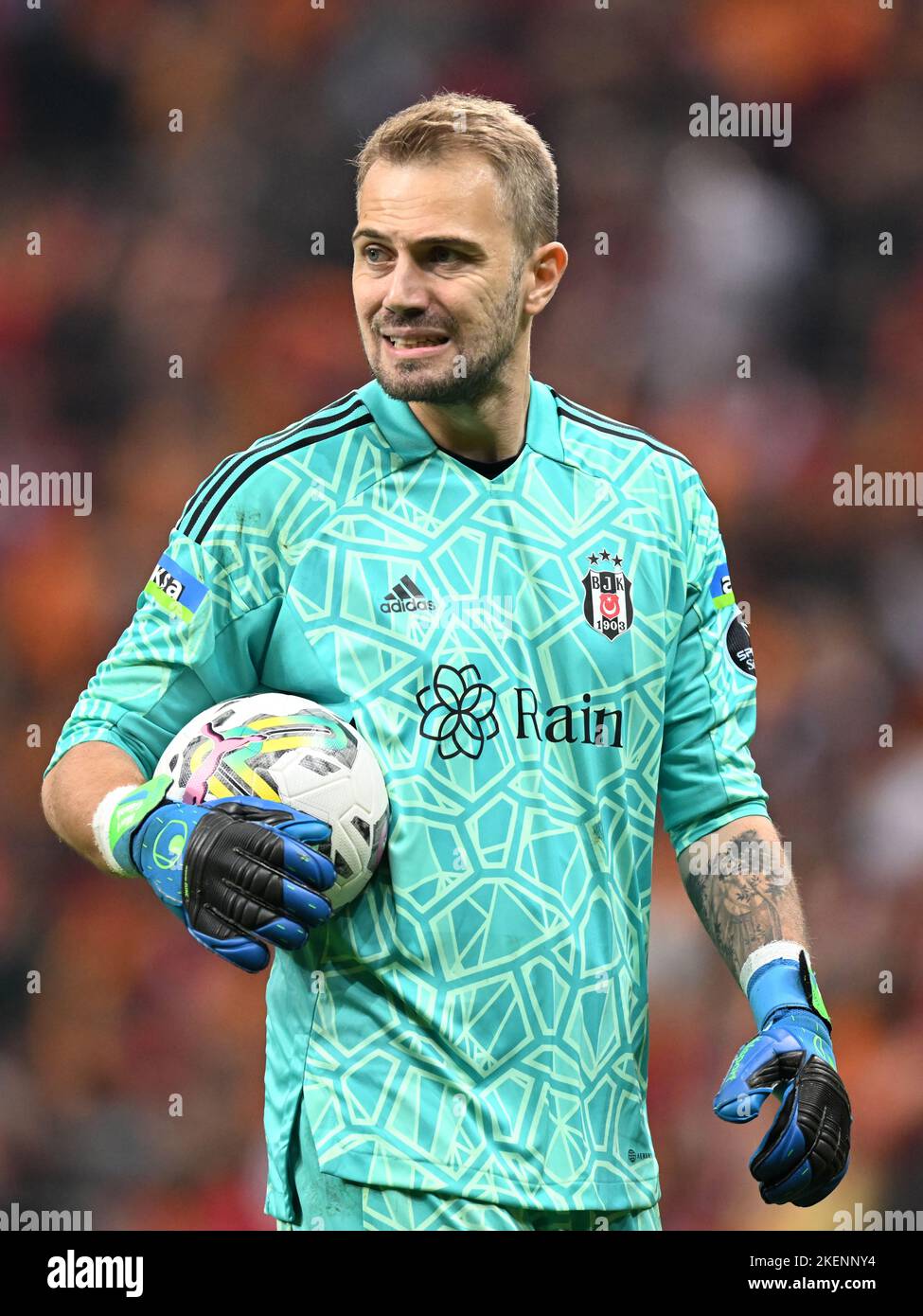 ISTANBUL - Besiktas JK Goalkeeper Mert Gunok During The Turkish Super ...