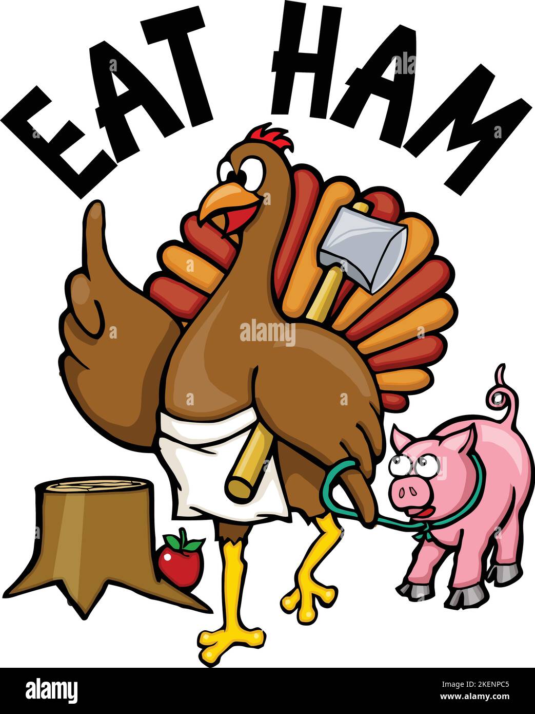 turkey eating pie clipart border