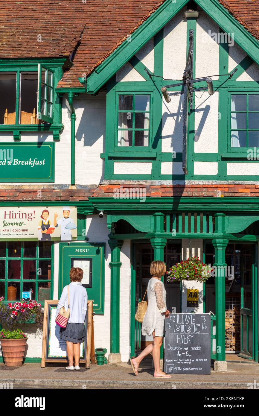 The Bugle Coaching Inn, Yarmouth, Isle of Wight, Hampshire, England,United Kingdom Stock Photo