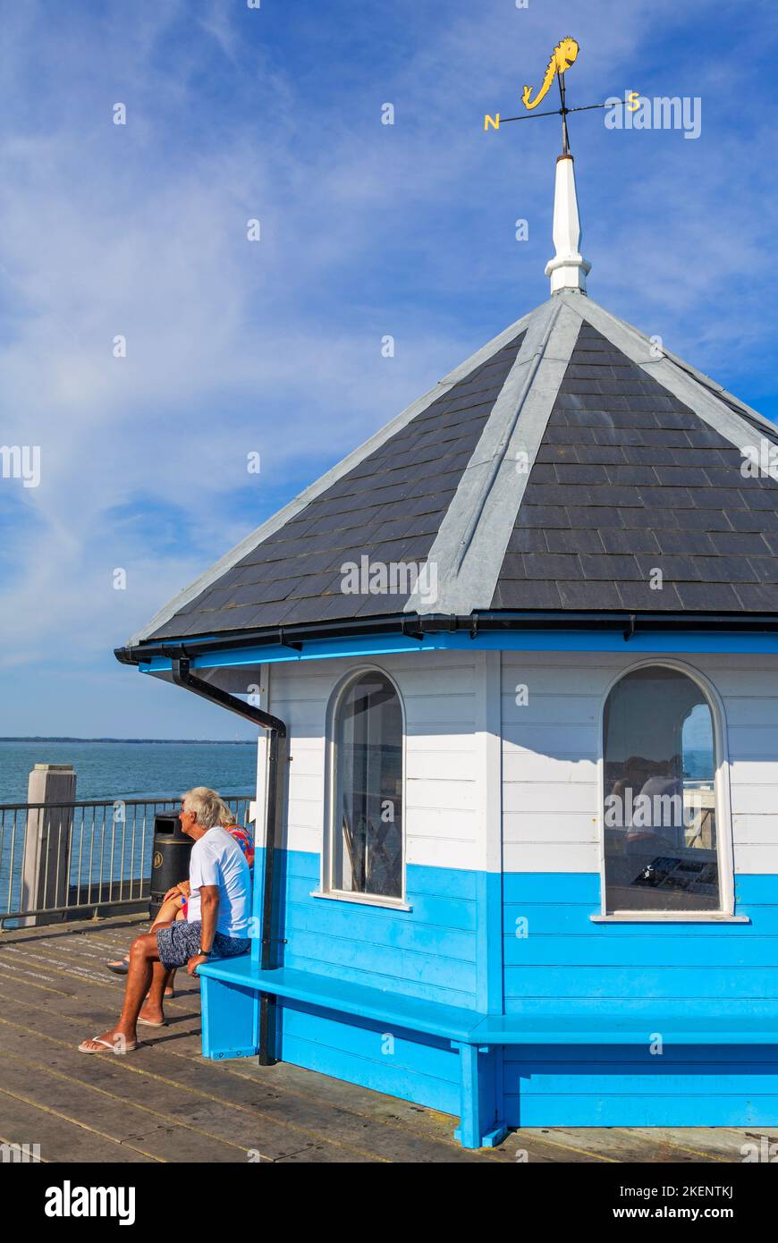 Yarmouth Pier, Isle of Wight, Hampshire, England,United Kingdom Stock Photo