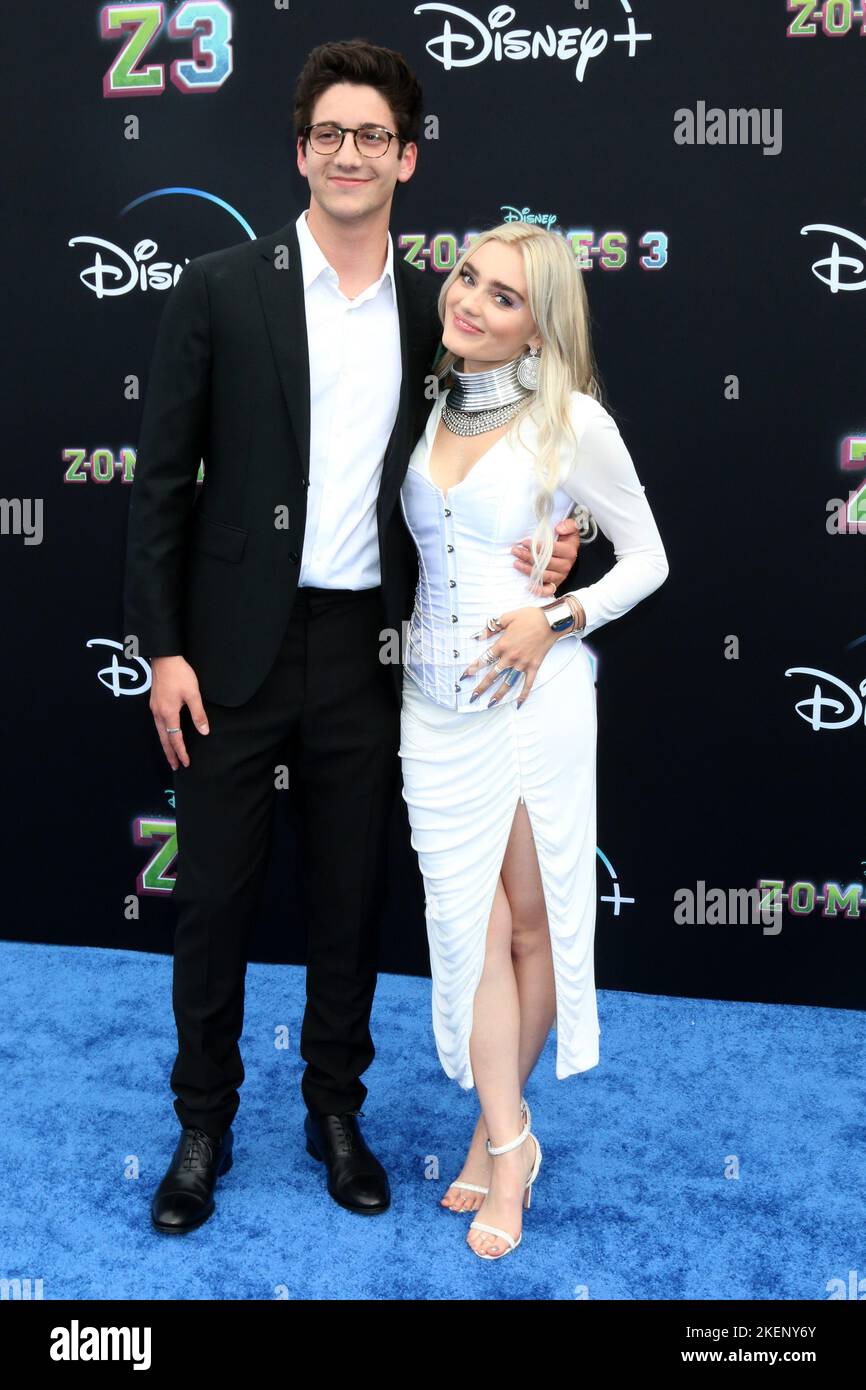 Zombies 3 Premiere Screening at Barker Hanger on July 9, 2022 in Santa Monica, CA Featuring: Milo Manheim, Meg Donnelly Where: Santa Monica, California, United States When: 10 Jul 2022 Credit: Nicky Nelson/WENN Stock Photo